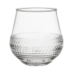 Le Panier Acrylic Stemless Wine Measurement: 3.8\, 3.8\, 4\
Capacity 	17 OZ

Use & Care:  Dishwasher safe, top shelf recommended; not oven, microwave or freezer safe. BPA free; acrylic is not suitable for hot contents.

